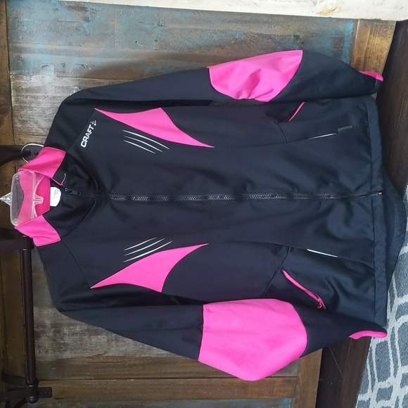 Craft L3 Protection Black & Pink Full Zip Cycling Jacket - Women's XL - Picture 1 of 8